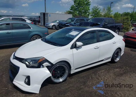 2016 Toyota Corolla S Plus z USA, uszkodzony, nr VIN 2T1BURHE3GC714111